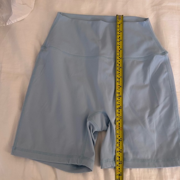 Set Active Womens Light Blue Biker Shorts - Picture 5 of 6